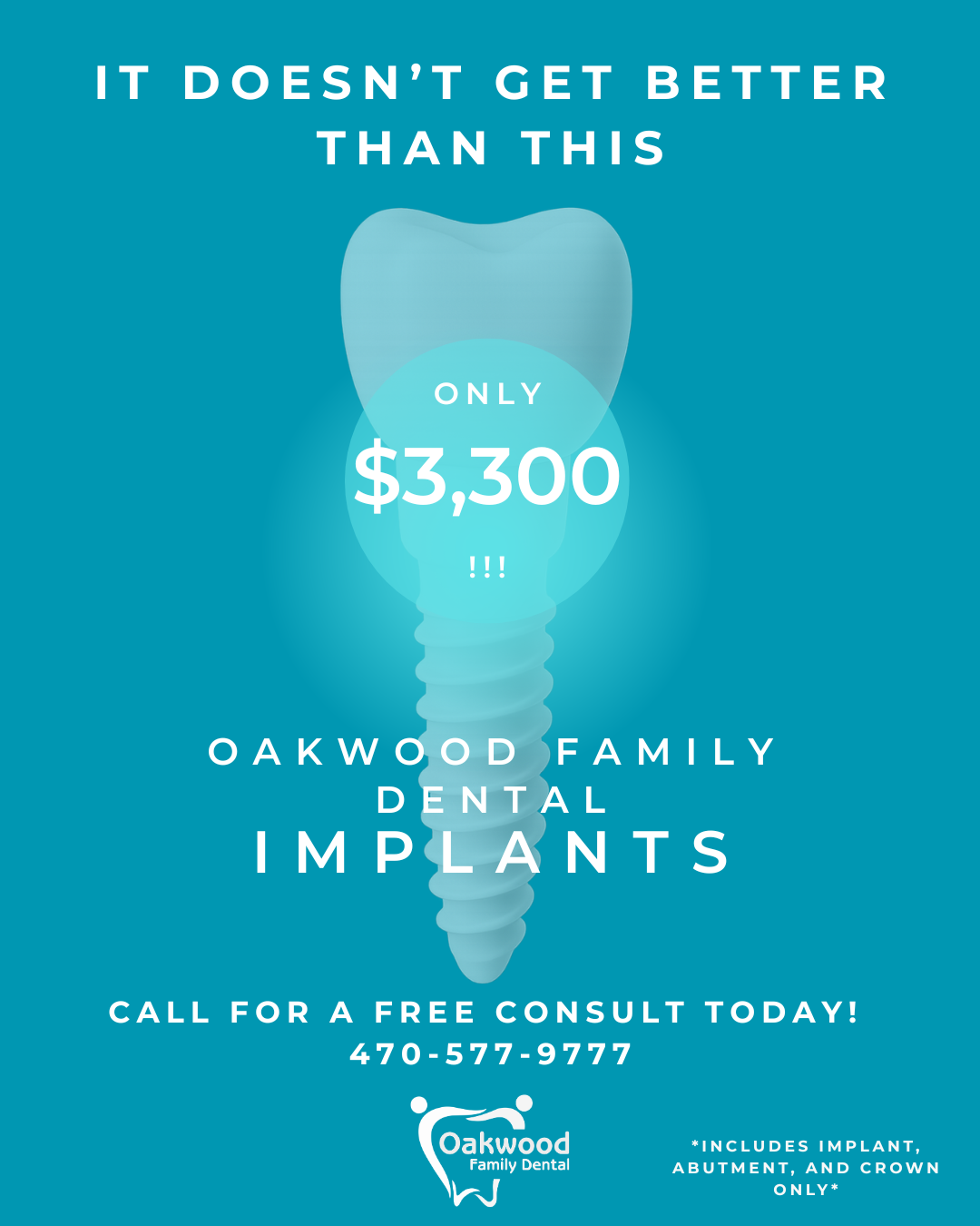 dental implant oakwood